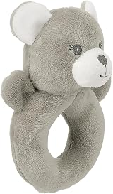 CREVENT Cozy Plush Baby Security Blanket Loveys Bear Handbell Rattle view 7