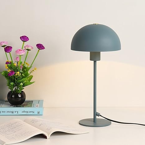 Skandinavischen Minimalistischen Tischlampe Gemalt Schmiedeeisen Pilz