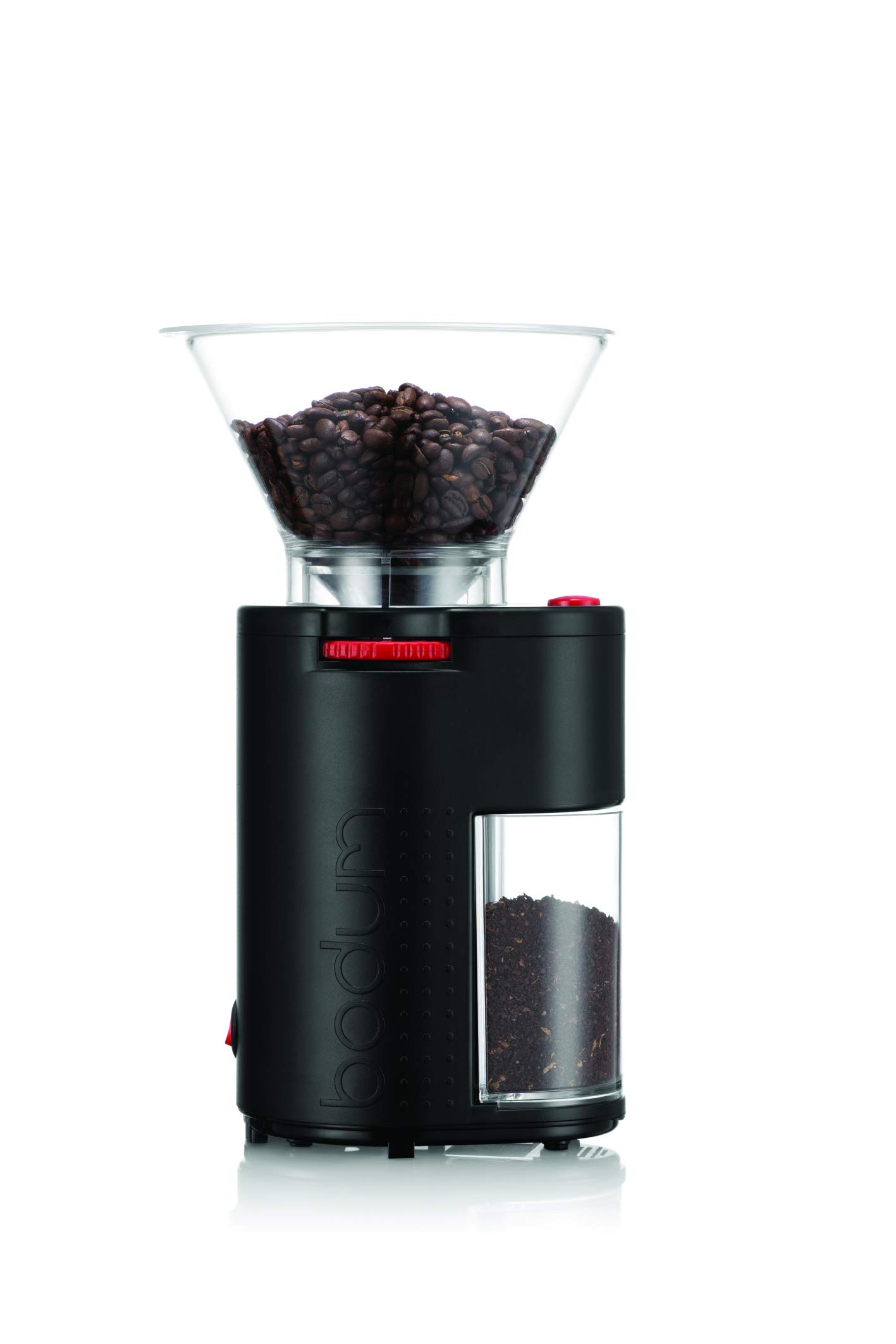 BODUM 11750 Electric Burr Coffee Grinder, Black