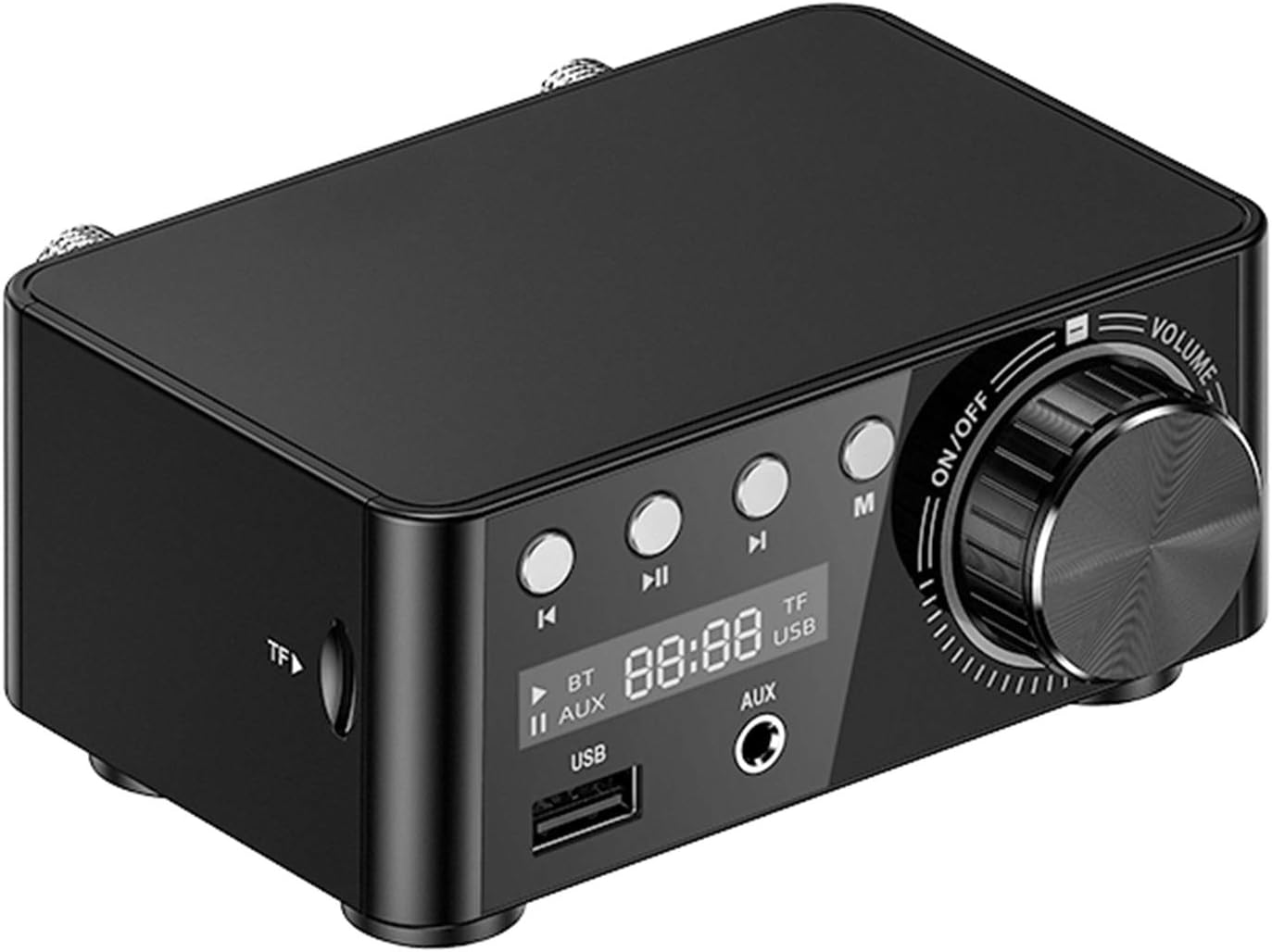 Amazon Co Jp Bluetooth 5 0 Mini パワーアンプ 初心者 デジタルアンプ 5種の入力 超軽量 50w 2 大出力 D種類 音楽プレーヤー Hi Fiオーディオアンプ 超小型 ステレオ Dc9v 24v電源入力 Led液晶 ホーム 車 Rca Aux Usbメモリー Bt 5 0 Tfカード 電源アダプタ付属