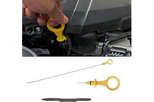 Kutyun Engine Oil Dipstick, Dip Stick for Checking Oil, Oil Dipstick Replacement OEM #06H-115-611E, Car Accessories Engine Oil Level Indicator Dipsticks Compatible with Audi A3 A4 A5 Magotan