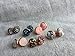 Druzy Stud Earrings, in rose gold, Gold or Silver