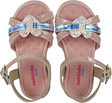 sandalia molekinha menina rosa