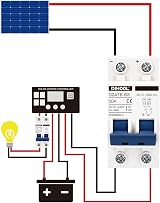 DIHOOL DZ47B-63 2P 50A DC Circuit Breaker 12-240V Arc Extinguishing DIN Rail view 4