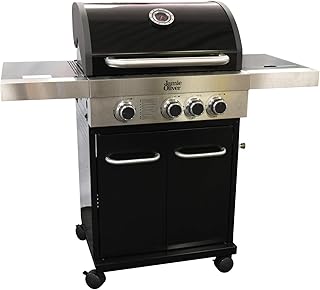 Jamie Oliver Gasgrill Gasgrillwagen BBQ 50 mbar Classic 3S Schwarz