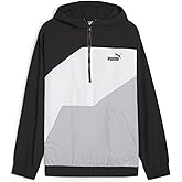 PUMA Mens Power Half Zip Windbreaker Athletic Outerwear Casual - Blue