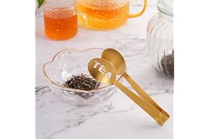 Tea Bag Squeezer Tongs,Spoon Shaped Squeezer/Holder Gadget, Stainless Steel tea Bag Holder tea Tongs Strainer Clip Spoon for 