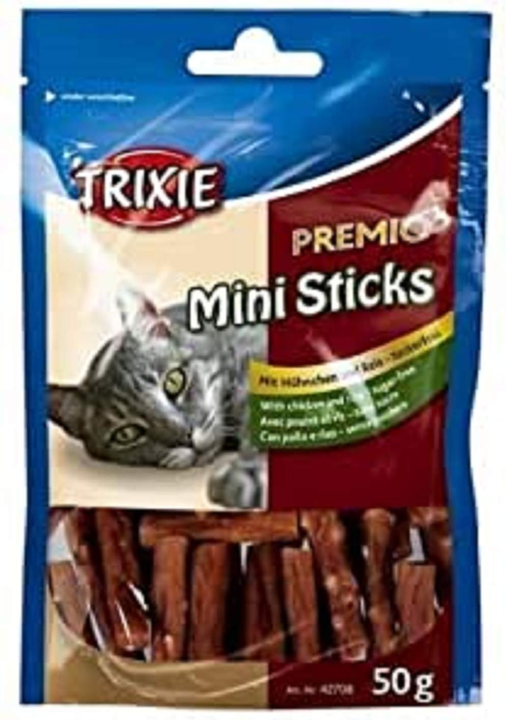 Trixie Premio Mini Sticks, chicken/rice, 50 g, 50 g (Pack of 1)