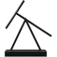 The Swinging Sticks Kinetic Energy Sculpture - Desktop Toy Version (Black/Black)