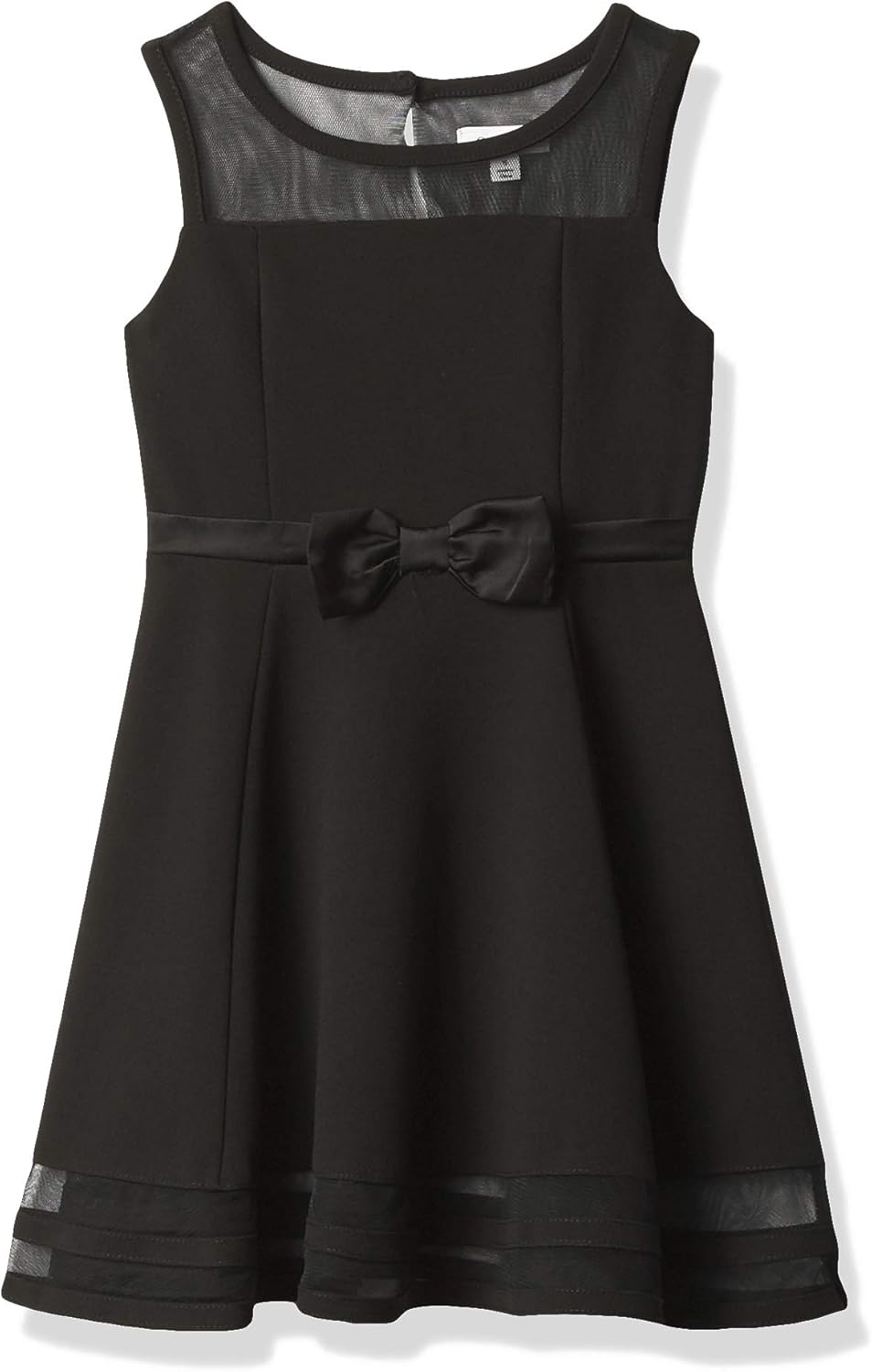 Calvin Klein Girls' Sleeveless Party Dress, Black, 5 Amazon.co.uk