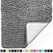 Gorilla Grip Bath Rug Mat 60x24, Thick Soft Absorbent Chenille, Quick Dry Microfiber Mats, Rubber Backing Machine Washable Shower Floor Rugs, Bathmat Runner, Bathroom Home Decor Accessories, Grey