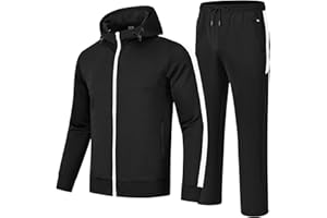 YSENTO Men's Tracksuits Outfits 2 Pieces Jogger Sets Jogging Track Sweat Suits Workout Warm Up Sweatsuit