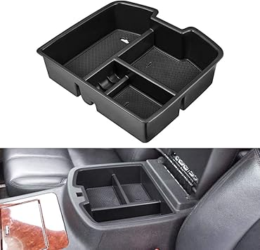 Joytutus Center Console Organizer Tray Car Front Floor Console Organizer For Chevrolet Avalanche Chevy Tahoe Silverado Suburban 1500 2500 Gmc Sierra