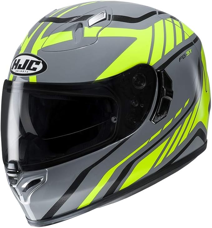 Motorcycle helmets HJC FGST GRIDAN MC4H, Gris/Noir/Fluo, XL Amazon.co