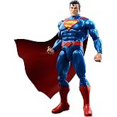 ​Mattel DC Premier Series 6.5in Heat Vision Superman Action Figure | Chain Break Action, Heat Vision Light Effects, Posable Joints, 12 Plus Phrases or Sounds Plus Light Effects