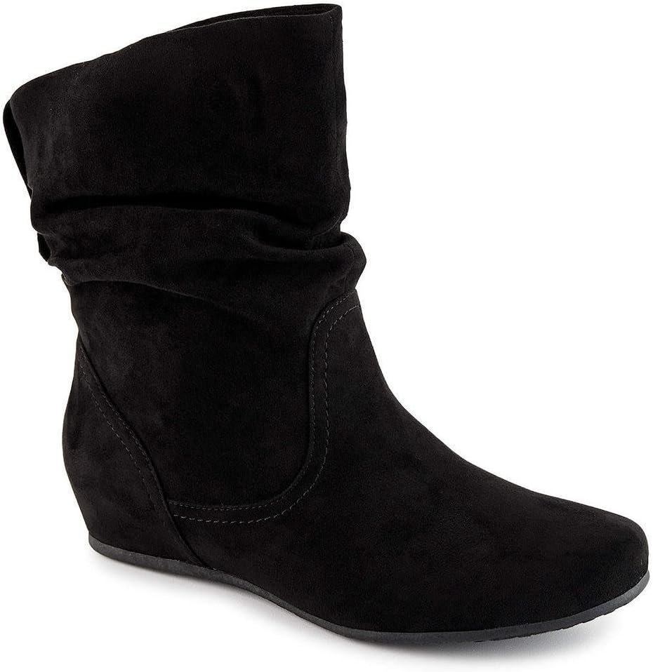 XAPPEALCarney - Women's Slip On Casual Slouch Short Ankle Boot