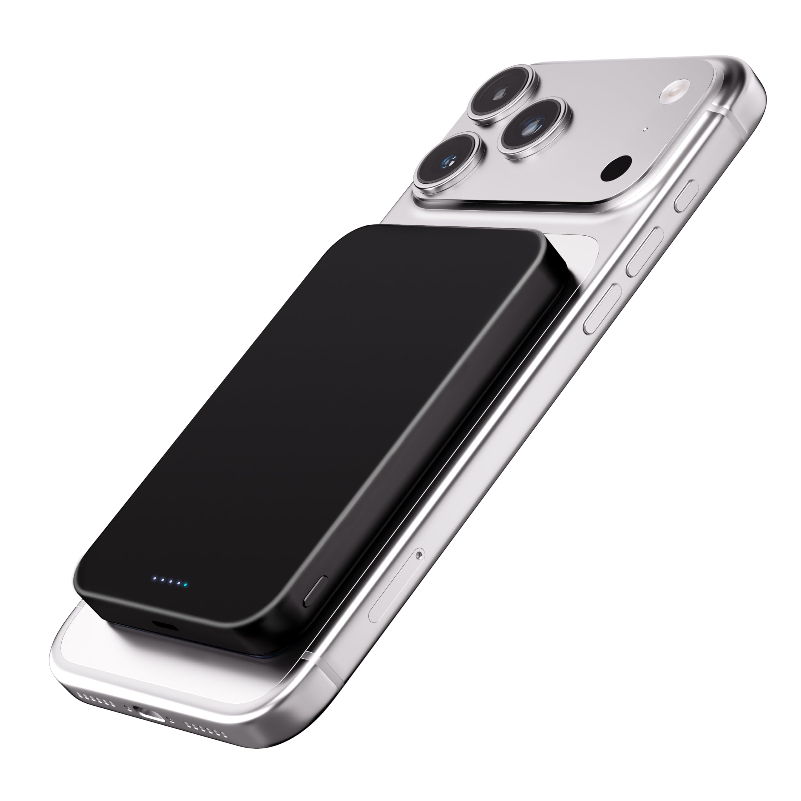 Yamisan Magsafe対応 モバイルバッテリー 10000mAh 軽量 PD20W急速充電 マグネット式 ワイヤレス充電器 スマホ充電器 大容量 両台同時充電 Type-C入出力兼用 マグセーフ充電器 iPhone16/15/14/13/12シリ