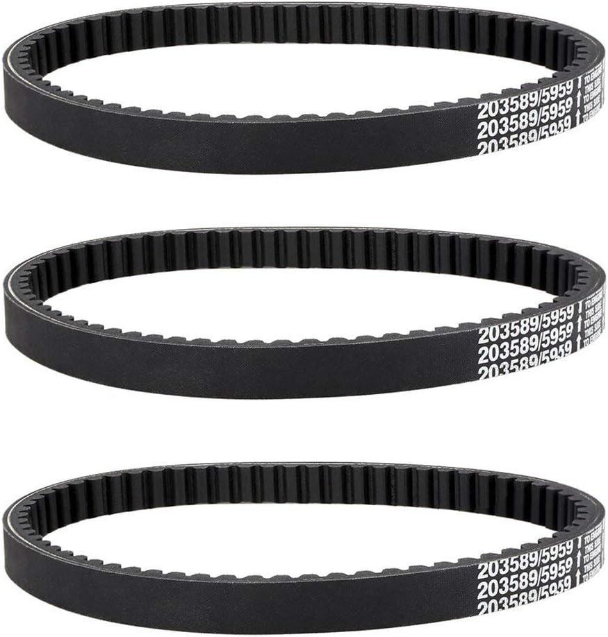 3pc Drive Belt 30 Series Compatible with Manco 5959 Comet 203589 Hoffco 99470 TAV30 TAV2 Ken-Bar 300009 Carter Kartco Go Kart 5HP-6HP 7HP 128487 BB65395 255299 8487 Murray Baja Rotary