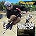 Flybar Bike Helmet- Multi Sport Dual Certified Adjustable Dial, Skateboard Helmet, Roller Skating, Pogo, Electric Scooter, Snowboard, Boys and Girls Kids- Adults Helmets (Fly,M-L)