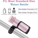 ICOUVA Stroller Cup Holder 360° Rotatable Adjustable Clamp Pram Bottle view 6