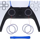 eXtremeRate Light Violet Replacement Accessories for PS5 Controller, Custom Accent Rings for PS5 Controller - Controller NOT Included