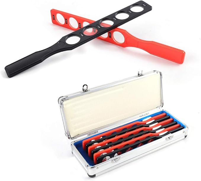 Optical Retinoscopy Rack Lens Set Trial Lenses Plastic 6 Bars 30 Lens