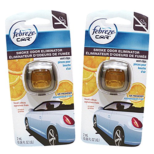 Febreze car vent clips air freshener smoke odor elimina…