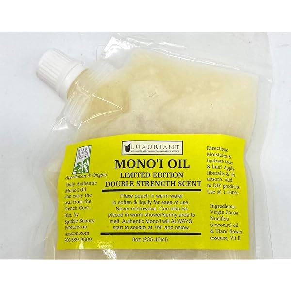 Monoi Coconut Oil Gardenia 4oz - 4 Pack Value Set With Tahitian Tiare Flowers