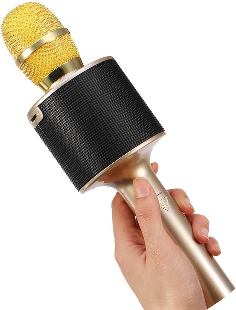 pop solo karaoke microphone and speaker