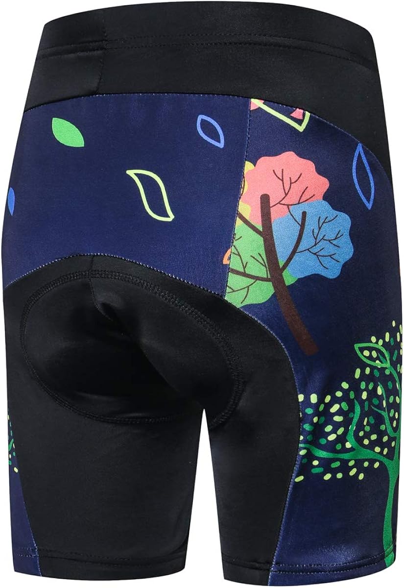 JPOJPO Cycling Bike Shorts Children Bicycle Riding Half Pants 4D Gel Padded Cycle Wear Tights: Clothing