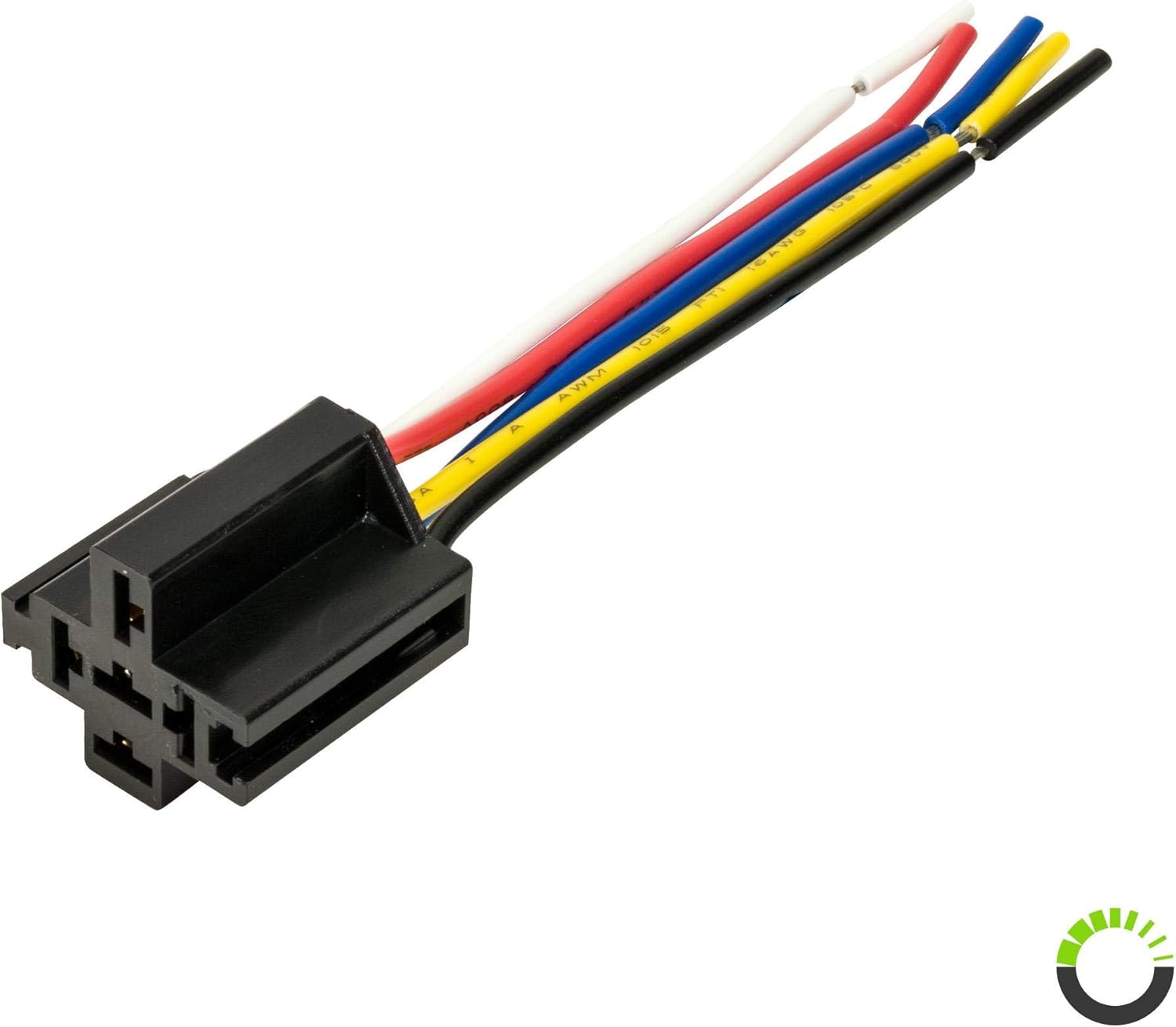 10 Pack - Bosch Style 12V DC 5-PIN SPDT Interlocking Relay Socket Harness Base (with Wires): Industrial & Scientific