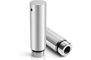 Eumti 39mm Fork Tube 5" Extension Kit Chrome Compatible With Harley Sportster 883 1200 XL Dyna Glide ＆ FXR