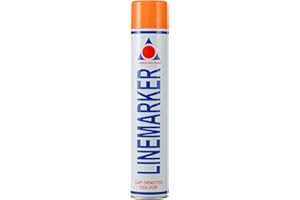 Aerosol Solutions Line Marker, Grass and Road Spray Paint, Athletic Field Striping Paint Spray | Orange 26 Fl Oz (Pack of 1)| Perfect for Sports Fields & Pavement