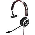 Jabra Evolve 40 MS Professional Wired Headset, Mono – Telephone Headset for Greater Productivity, Superior Sound for Calls and Music, 3.5mm Jack/USB Connection, All-Day Comfort Design, MS Optimized
