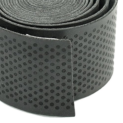Polymer Tennis Badminton Racket Wrap Tape Anti Slip and Absorbent Grip Wrap Tape (Black)