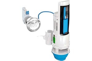 NEXT BY DANCO HYR270 HydroRight Water-Saving Dual Flush Valve with Push Button Handle, Chrome, 1-Pack
