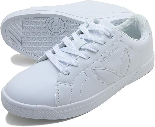 Amazon プレイボーイ Playboy スニーカー 運動靴 ローカット レディース Pb 0842 ホワイト 23 5 Cm 3e Playboy プレイボーイ シューズ バッグ