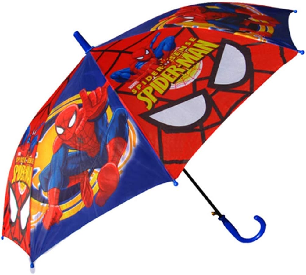 Kid's Cartoon Umbrella Spiderman Boy's Umbrella Brolly Sun Rain (red) Amazon.co.uk Clothing