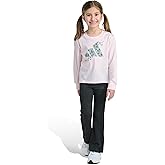 adidas baby-girls 2-piece Long Sleeve Graphic Tee & Flare Pant Set