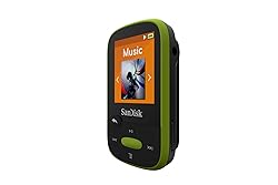 SanDisk 8GB Clip Sport MP3 Player, Lime - LCD