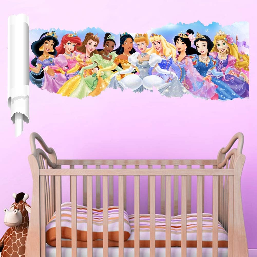 Princesses Stickers Muraux Princesses Disney Chambre Denfants Stickers Mural Enfant Fille Chambre Bebe Wall Sticker Kids Autocollants Princesse Accessoires Et Decorations La Chambre De Bebe Schoolofbabywearing Com