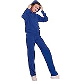 Gary Com 2 Piece Outfits Women's Tracksuit Sets Sweatsuit Long Sleeve Hoodie and Sweat Pants Zip Up Jogger Workout Suit