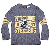 Youth NFL Pittsburgh Steelers Athletic Dri-Fit Long Sleeve T-Shirt 14/16 Grey