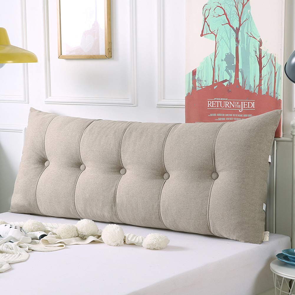 602060cm Large Bolster Headboard Backrest Pillow,Bay Window Triangular