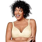 Playtex Womens Love My Curves Side Smoothing Wirefree Bra, 40DDD, Ivory Pearl