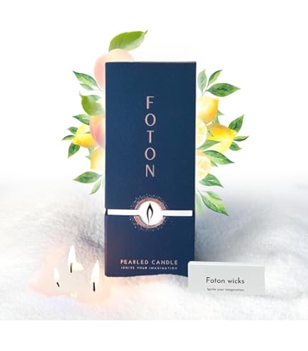 Foton キャンドル Amazon.com: Foton Pearled Candle Colored 18 Oz - Slate Gray