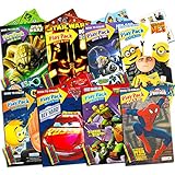 Ultimate Boys Party Favors Play Packs -- 8 Sets with Stickers, Coloring Books, Crayons and Licensed Crenstone Reward Stickers (Boys Party Supplies)