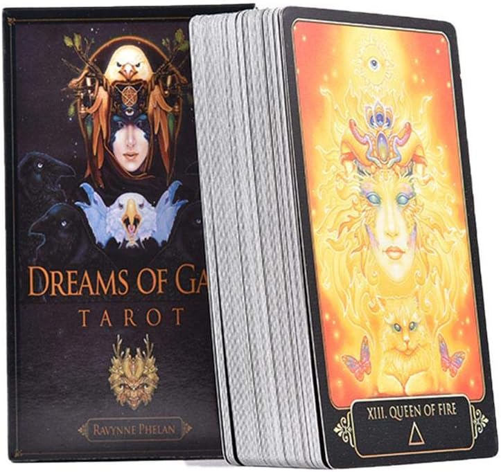 Bettying Tarot Cards 81 Pcs Dreams of Gaia Tarot Cards Tarot Game Cards