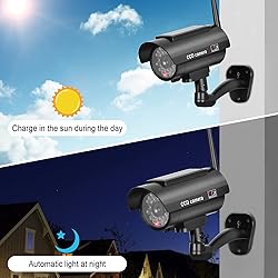BNT Solar Powered Fake Security Camera, Bullet