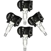 Cheriezing 42753-T6N-A01 Programmed Tire Pressure Monitoring Sensor, 433MHz | Compatible with 2016-2022 NSX RDX TLX ILX Odyssey Passport Pilot Ridgeline, Set of 4
